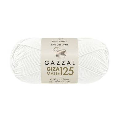 Yarn Gazzal Giza Matte 125 milk (5551)
