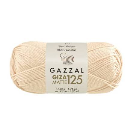Yarn Gazzal Giza Matte 125 creme brulee (5589)
