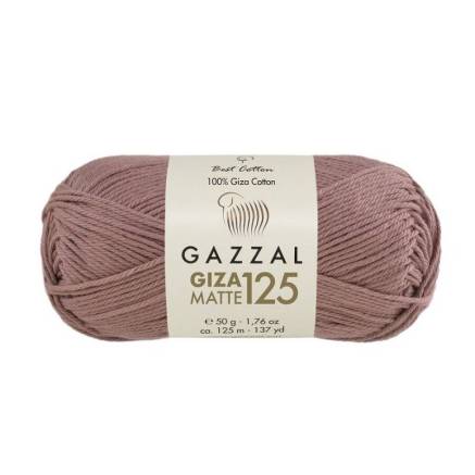 Пряжа Gazzal Giza Matte 125 какао (5595)