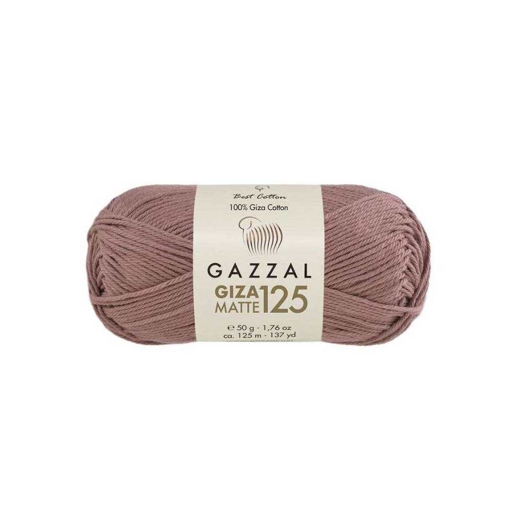 Пряжа Gazzal Giza Matte 125 какао (5595)