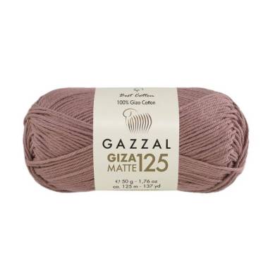 Пряжа Gazzal Giza Matte 125 какао (5595)
