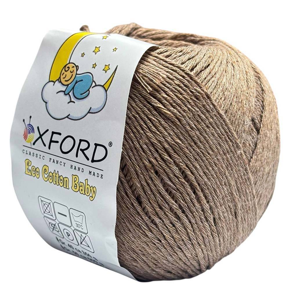 Пряжа Oxford  Eco Cotton Baby кофе с молоком