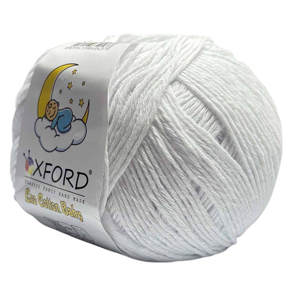Пряжа Oxford Eco Cotton Baby білий