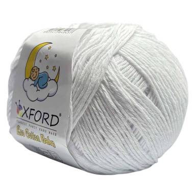 Пряжа Oxford Eco Cotton Baby білий
