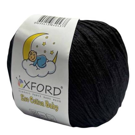 Пряжа Oxford  Eco Cotton Baby черный
