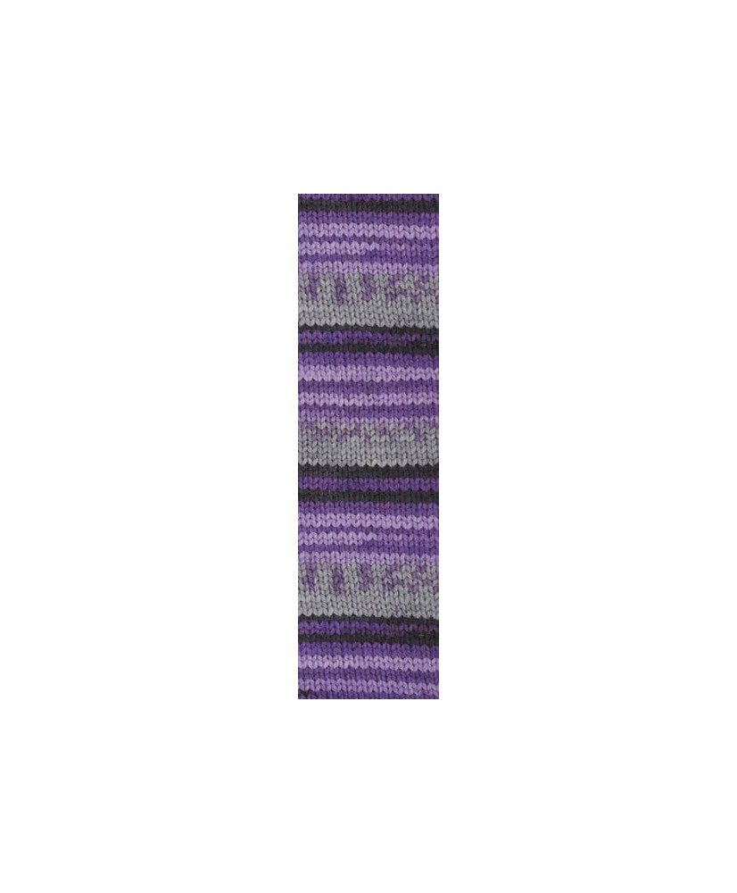 Yarn Alize Wooltime violet multicolor (11013)