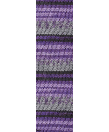 Yarn Alize Wooltime violet multicolor (11013)