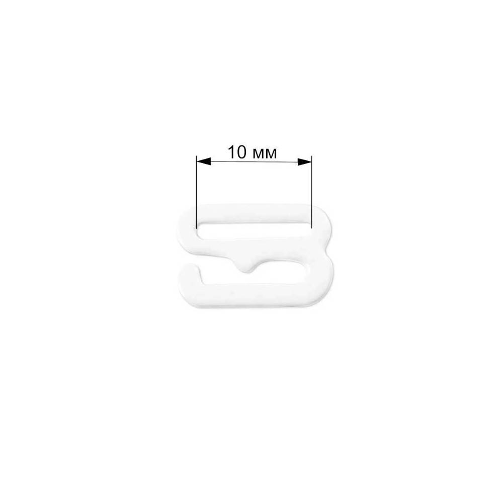 Set of accessories for linen, white color, metal