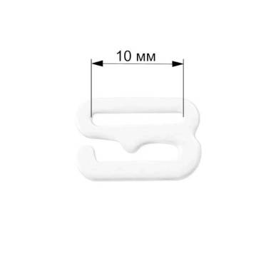 Set of accessories for linen, white color, metal