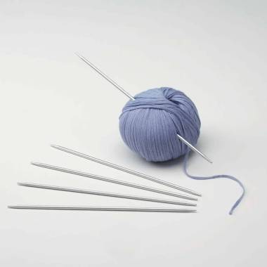 Addi Steel Double-Pointed Needles 20 cm, 2 mm – premium sock knitting needles