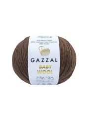 Yarn Gazzal Baby Wool chocolate (807)