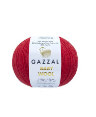 Yarn Gazzal Baby Wool red (811)