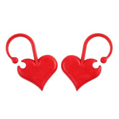Маркери для в'язання Addi Love, колір червоний 6 шт., (407-2) Addi