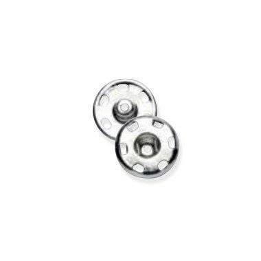 Sew-on silver buttons, 13 mm, 12 pcs., Milward (2195115)