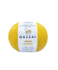 Yarn Gazzal Baby Wool yellow (812)