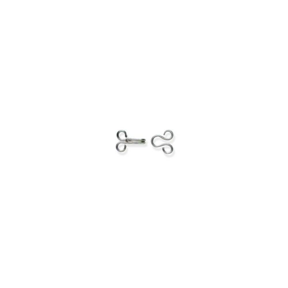Milward Silver Hooks and Eyes No. 2, 14 pcs. (2196107)