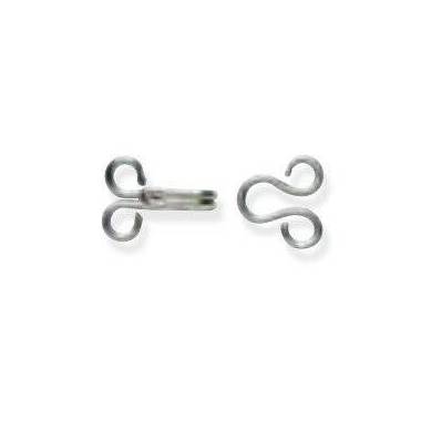 Milward Silver Hooks and Eyes No. 2, 14 pcs. (2196107)