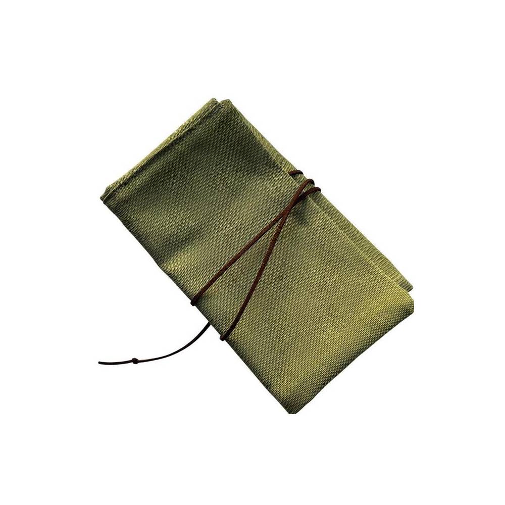 Olive knitting needle and crochet hook organizer