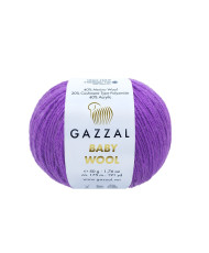 Yarn Gazzal Baby Wool purple (815)