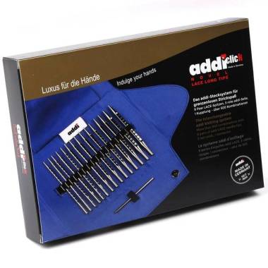 Addi Click Novel Lace Long Interchangeable Needle Set (Art. 740-2)