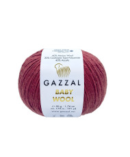 Yarn Gazzal Baby Wool burgundy (816)