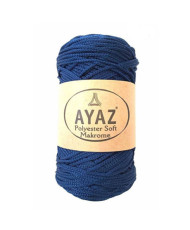 Polyester Soft Makrome AYAZ cord, dark blue (1148)