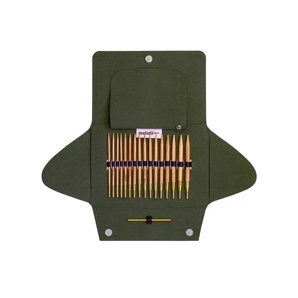 Addi Click Nature Olive Wood Interchangeable Needle Set (Art. 570-2)