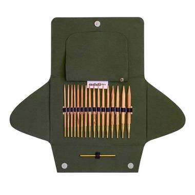 Addi Click Nature Olive Wood Interchangeable Needle Set (Art. 570-2)