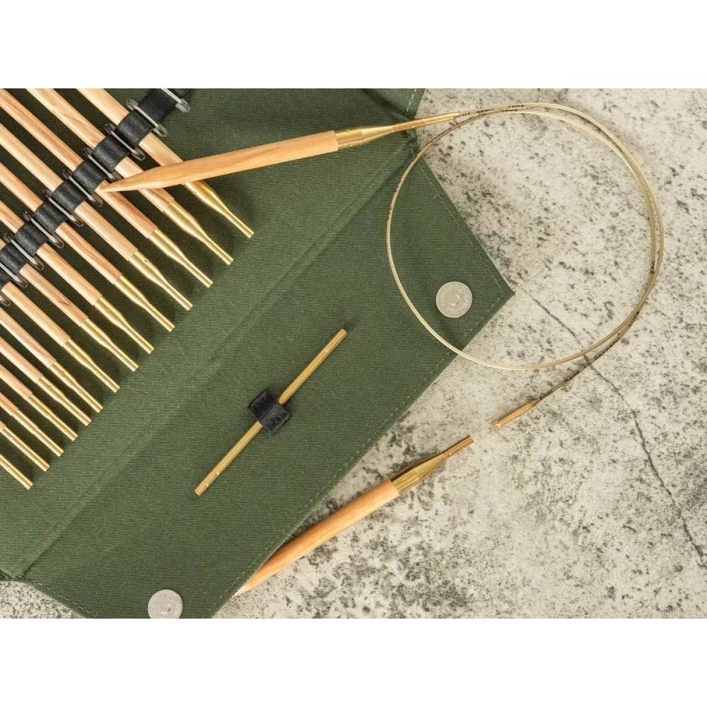 Addi Click Nature Olive Wood Interchangeable Needle Set (Art. 570-2)