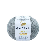 Yarn Gazzal Baby Wool steel grey (818)
