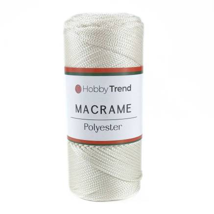 Macrame cord No. 4 Hobby Trend, milky (010)