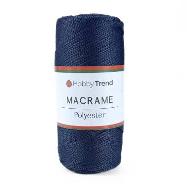 Macrame cord No. 4 Hobby Trend, dark blue (260)