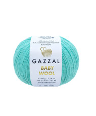 Yarn Gazzal Baby Wool turquoise (820)