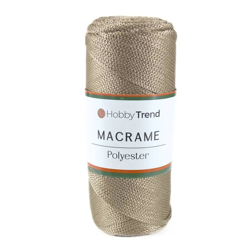 Macrame cord No. 4 Hobby Trend, taupe (040)