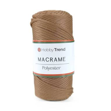 Macrame cord No. 4 Hobby Trend, dark beige (038)