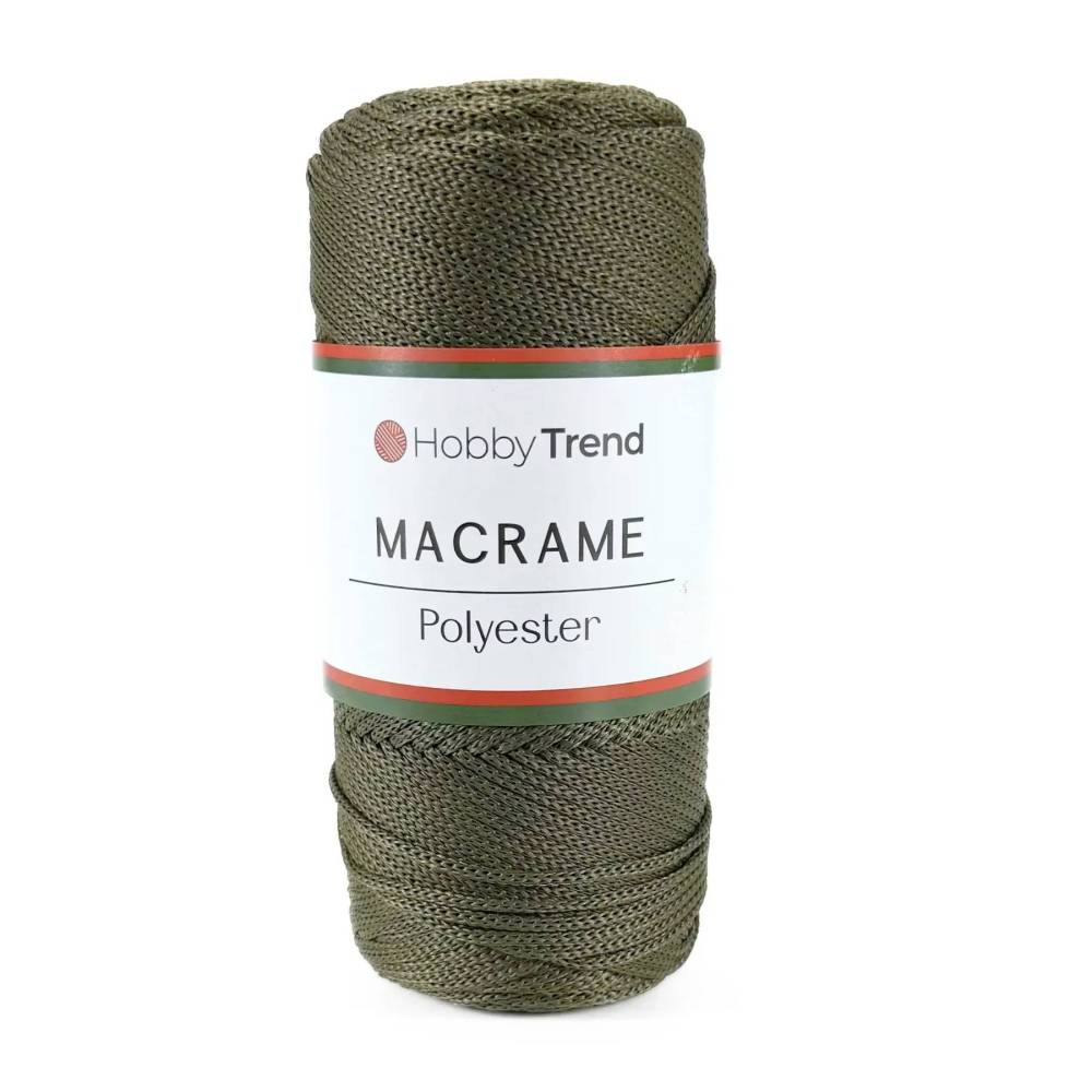 Macrame cord No. 4 Hobby Trend, khaki (193)