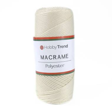 Macrame cord No. 4 Hobby Trend, vanilla (017)