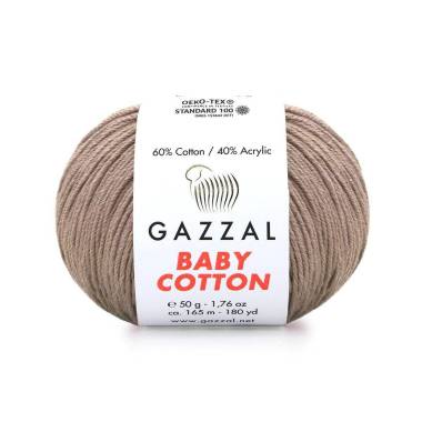 Yarn Gazzal Baby Cotton mocha (3434)