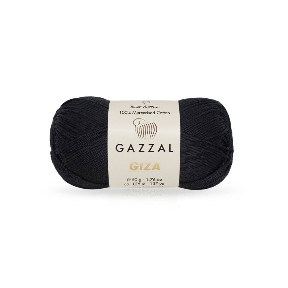 Пряжа Gazzal Giza чорний (2457)