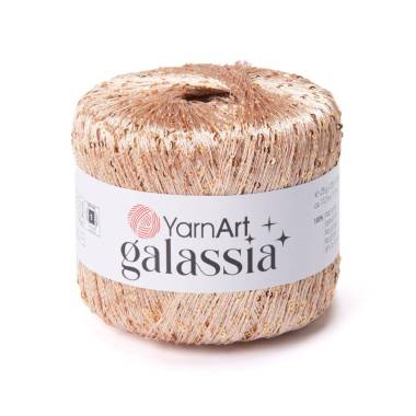 Пряжа с пайетками YarnАrt Galassia светлый персик (5822)