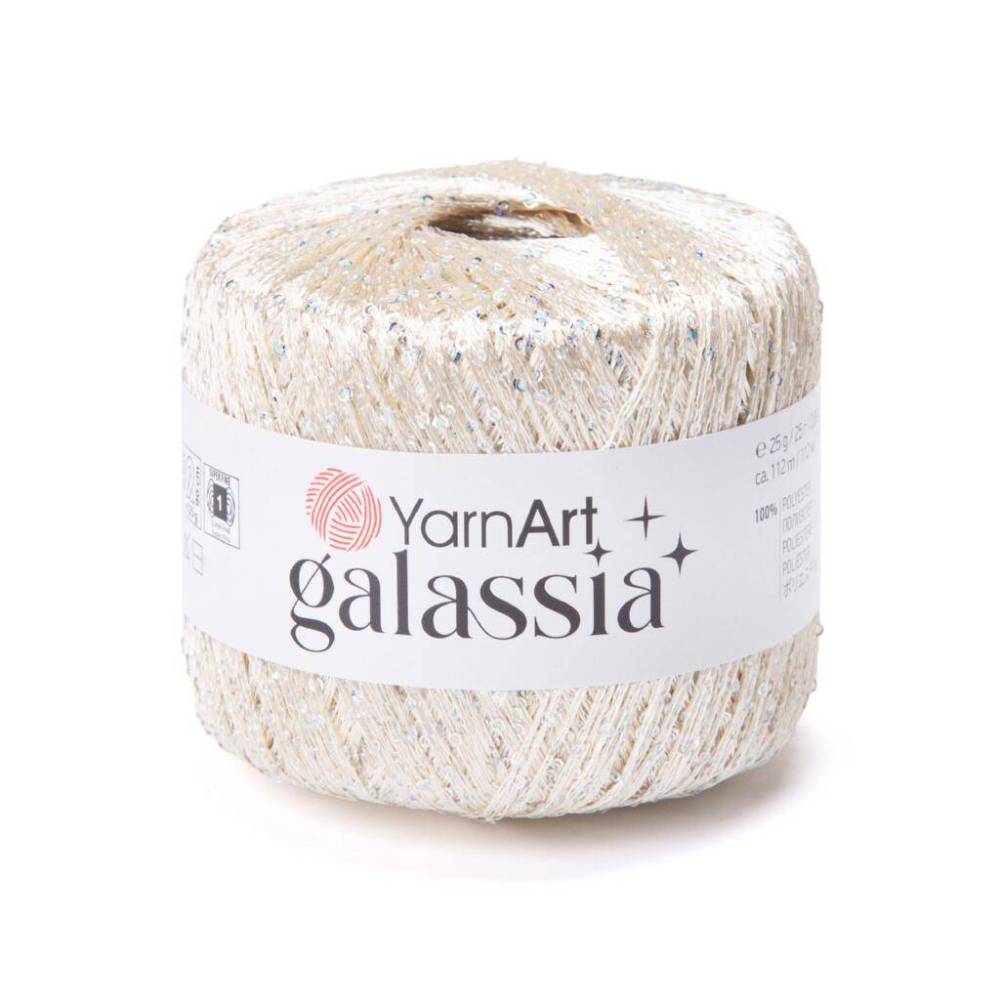 Пряжа з паєтками YarnАrt Galassia шампань (5824)