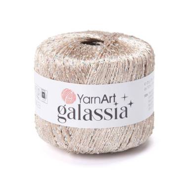 Пряжа с пайетками YarnArt Galassia светлый беж (5827)