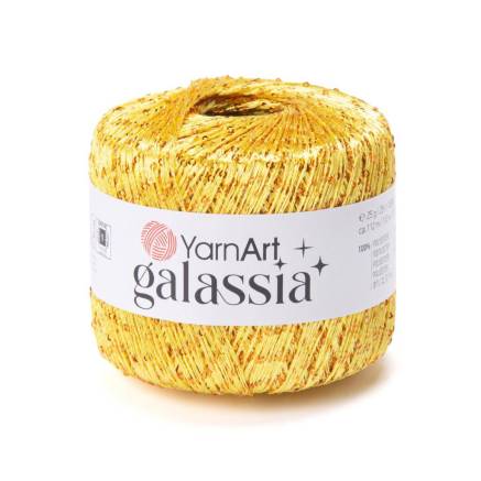 Пряжа с пайетками YarnArt Galassia желтый (5828)