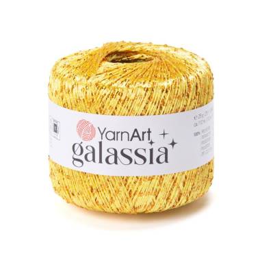 Пряжа с пайетками YarnArt Galassia желтый (5828)