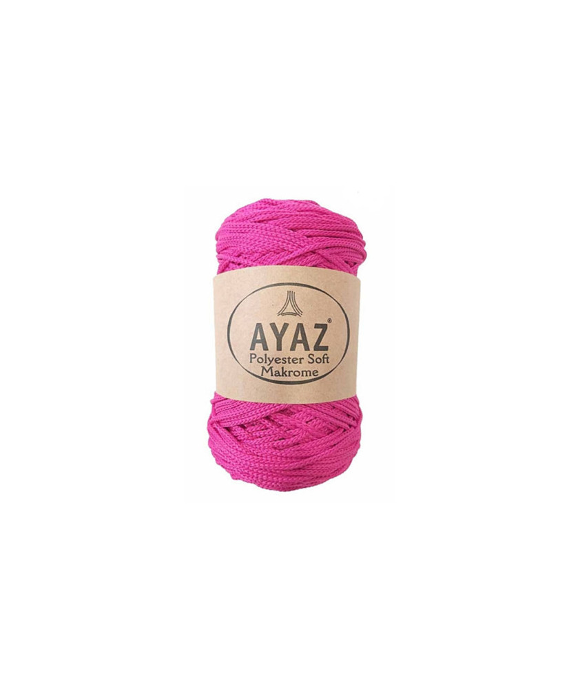 Polyester Soft Makrome AYAZ cord, fuchsia (1137) Polyester Soft Makrome AYAZ cord, fuchsia (1137)