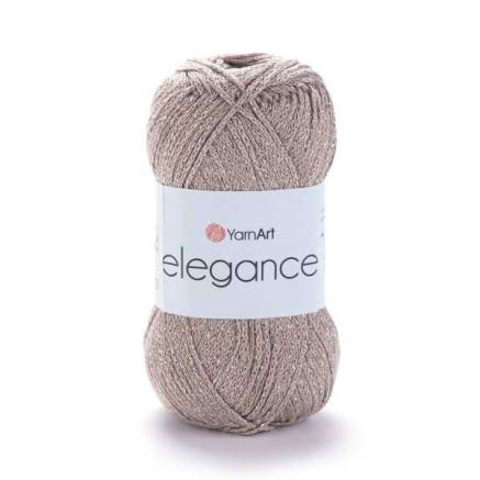 YarnArt Elegance Cotton Yarn with Lurex beige (121)