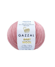 Yarn Gazzal Baby Wool bright pink (831)
