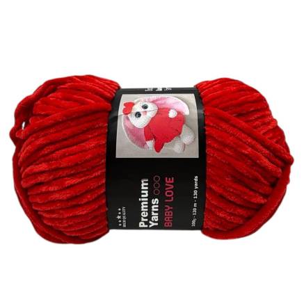 Yarn Premium Yarns Baby Love 100 red (318)