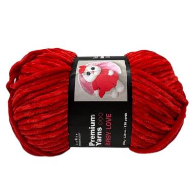 Пряжа Premium Yarns Baby Love 100 красный (318)