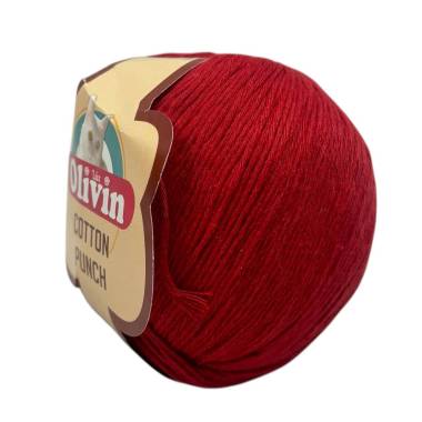 Olivin Cotton Punch yarn red (1020)
